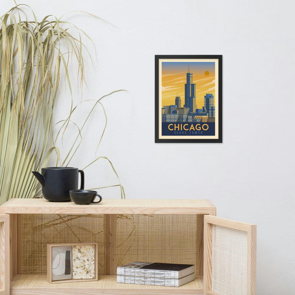 - Affiche Chicago  21x29,7 cm