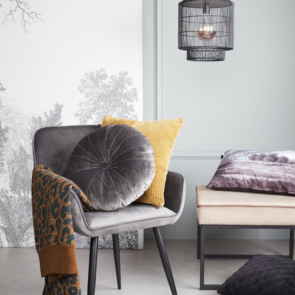 KAAT Amsterdam Mandarin Sierkussen Ø 40 cm