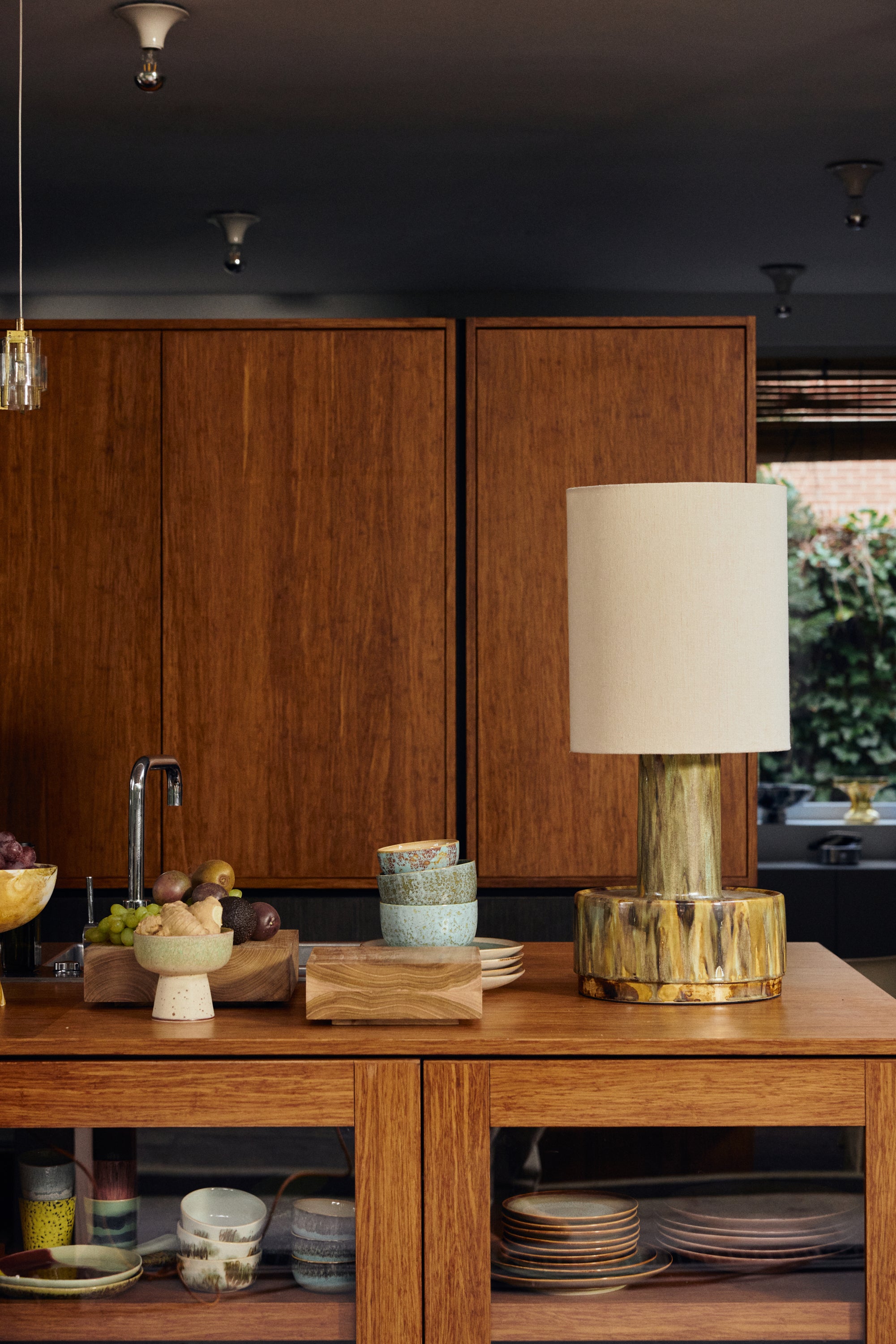 HKliving Teak Cube Plateau - Medium