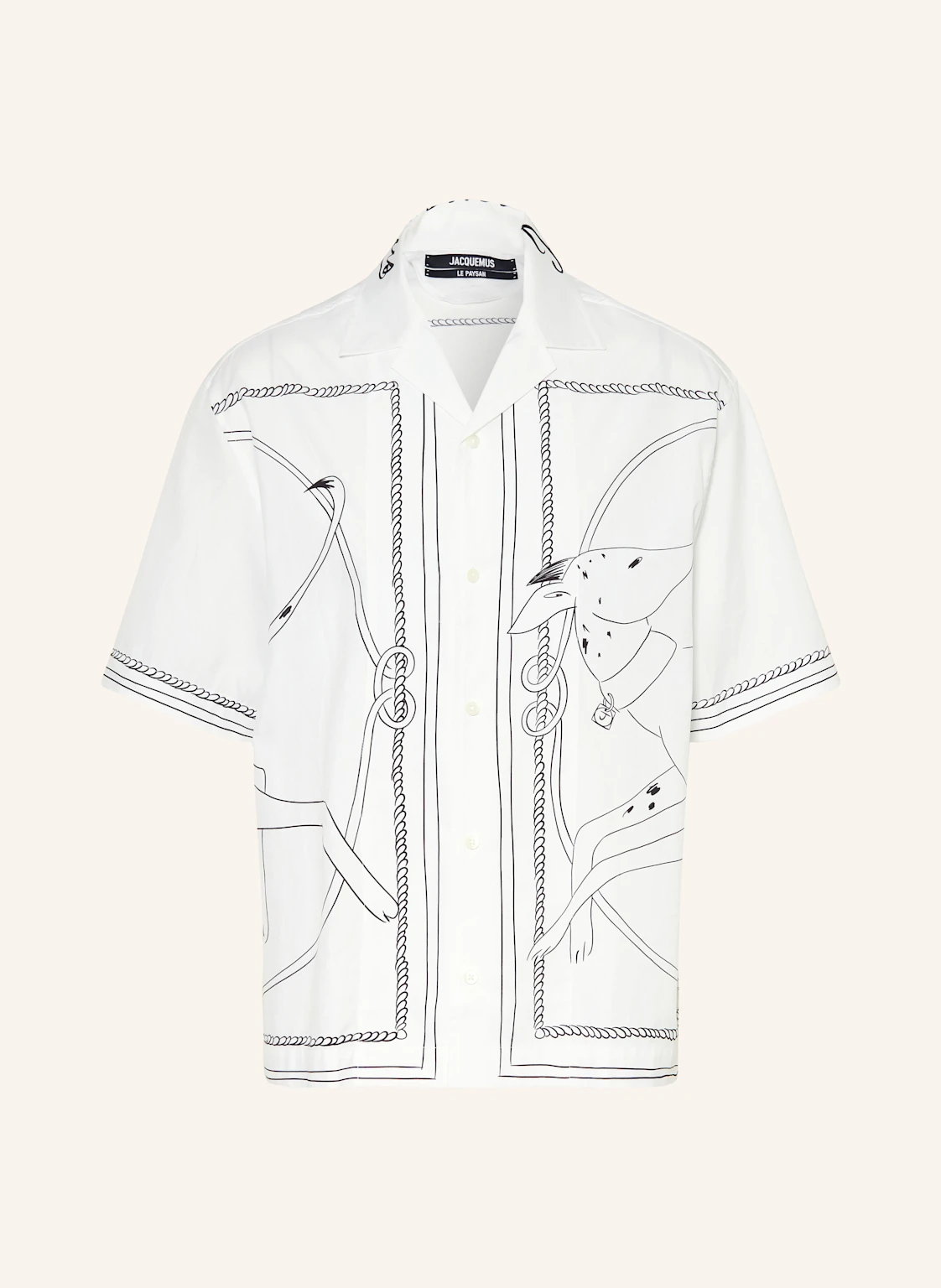 JACQUEMUS Resorthemd LA CHEMISE JEAN Comfort Fit