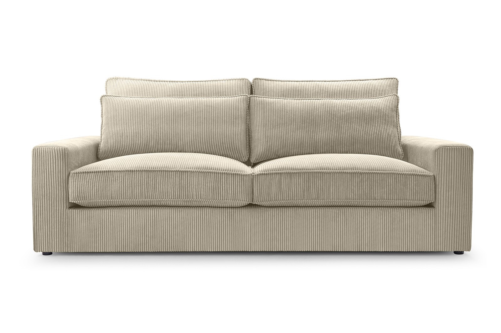 Sofa z wygodnym siedziskiem CHANEL / LINCOLN03 beżowy