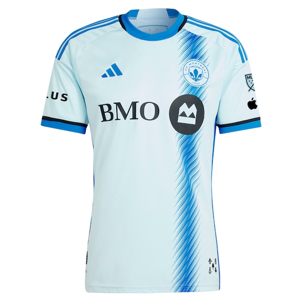 Giacomo Vrioni CF Montreal adidas 2024 Montréal Original Authentic Player Jersey - Light Blue
