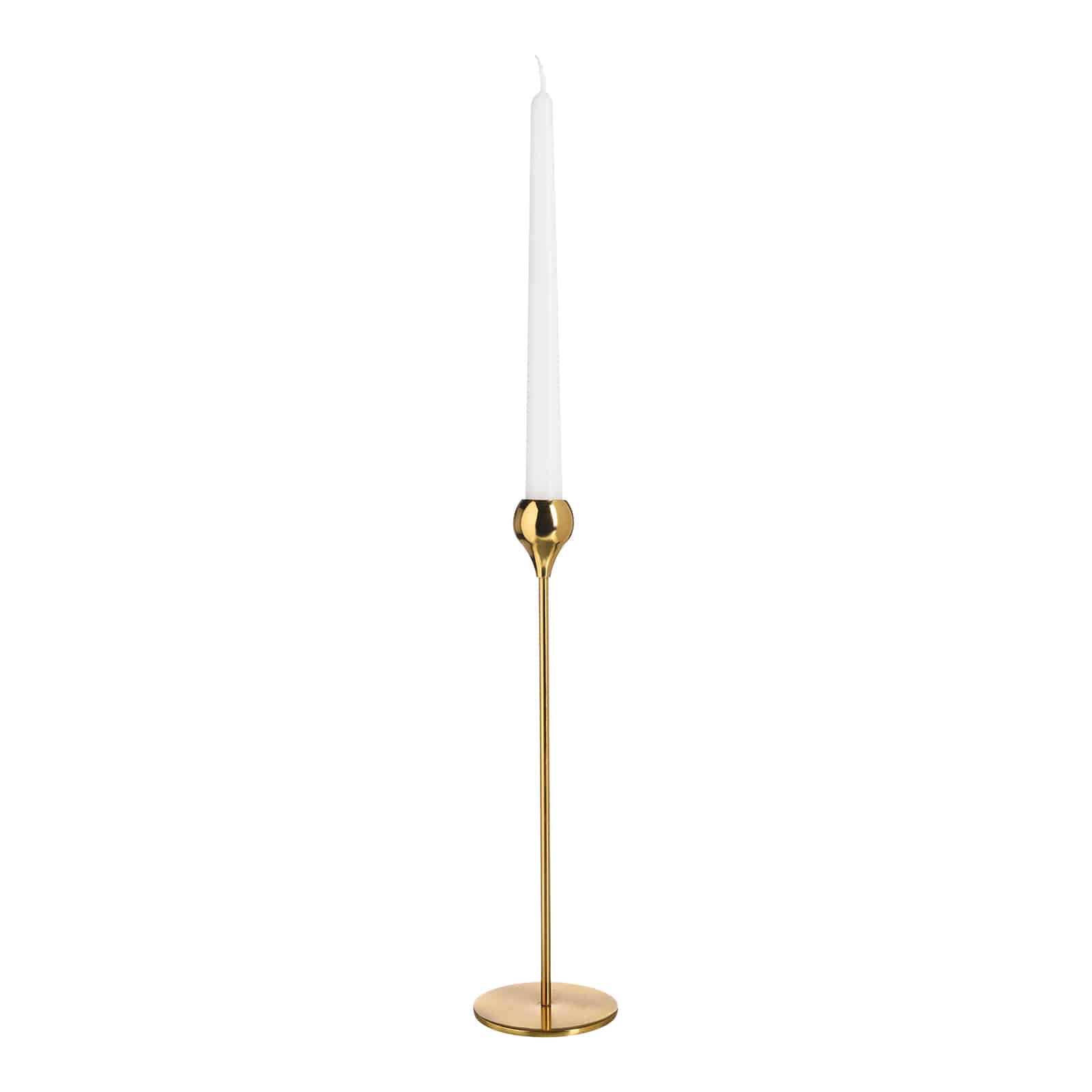Stabkerzenhalter Simply Gold, ⌀ 9 cm, H 300 mm