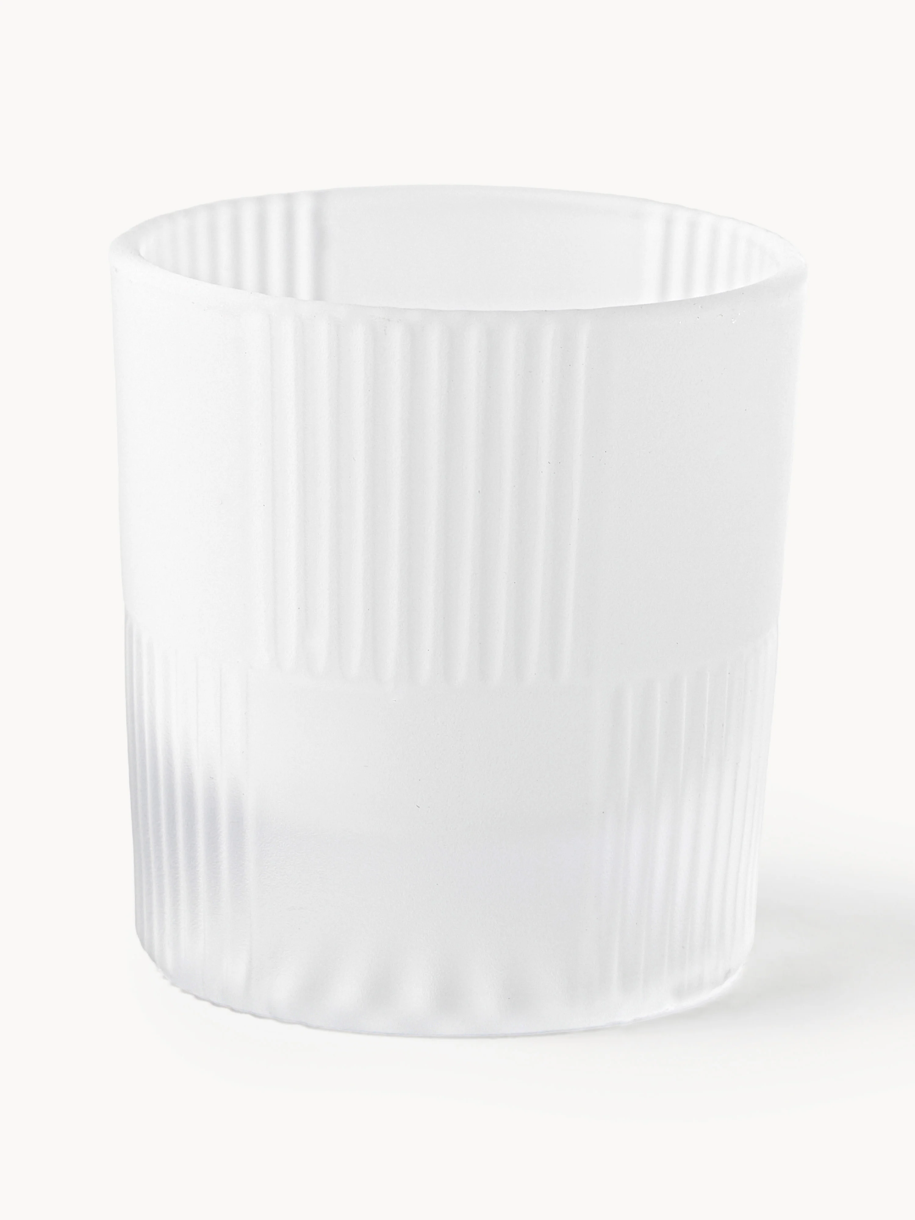 Wassergläser Bicchi mit Prägungsmuster, 4er-Set
