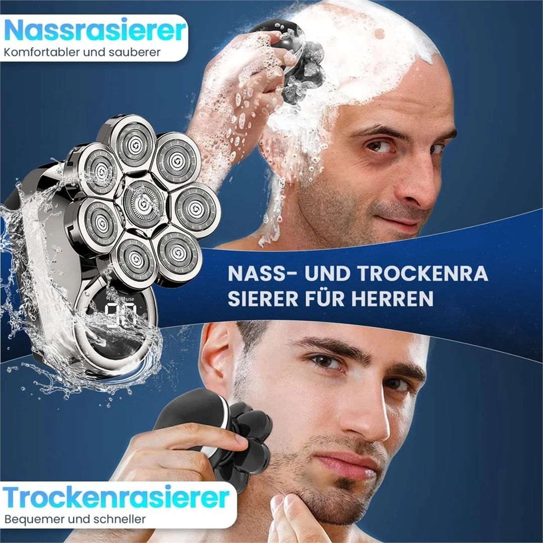SPETLEK 8D Upgraded 6-in-1 Electric Head Shaver