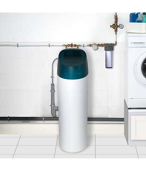 Adoucisseur d'eau 25L Vanne Fleck 5600 SXT complet avec accessoires