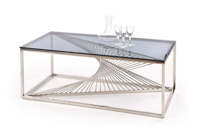 Ława INFINITY 120x60 dymiona/srebrny
