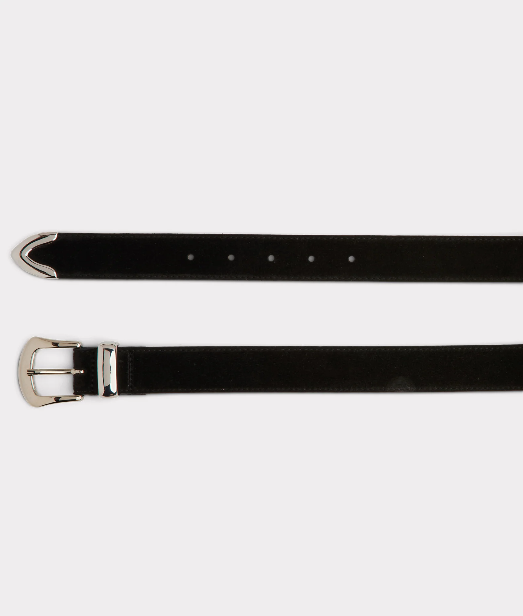 Italian 3 Piece Belt - Black