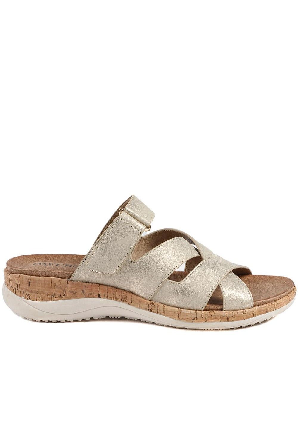 Pavers Wide Fit Adjustable Strappy Sandals