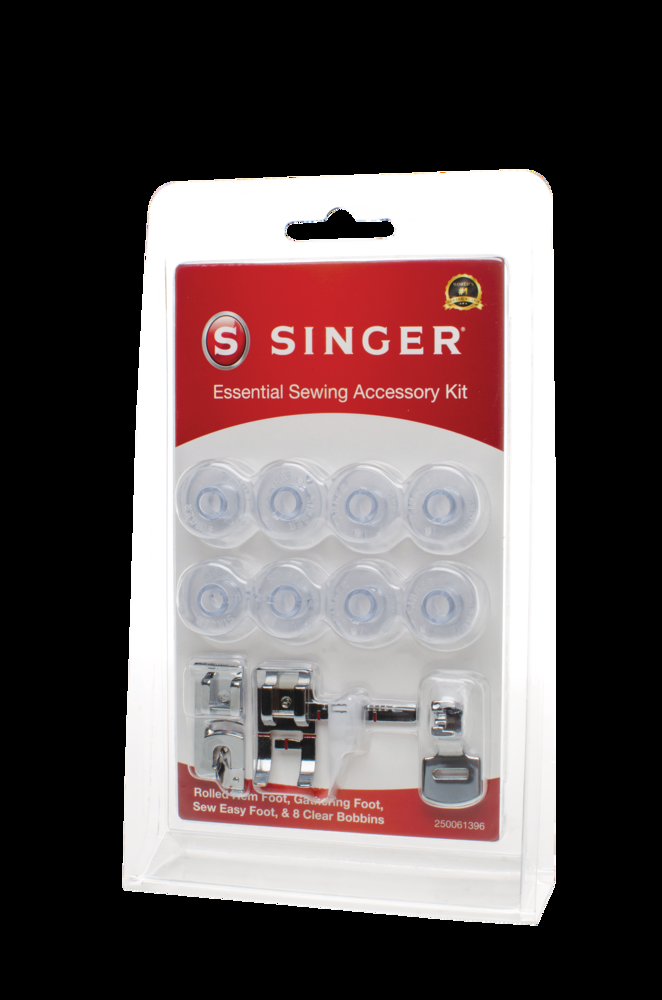 Singer Accessory Kit with 3 Sewing Feet and 8 Bobbins