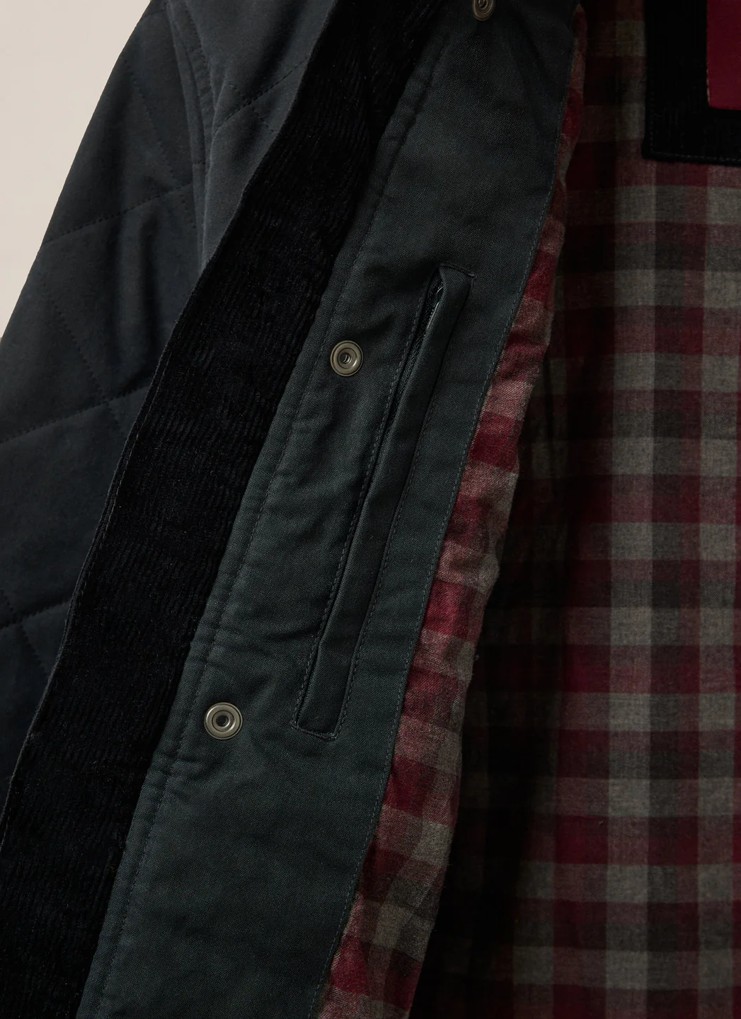 Vintage Wax Quilted Bomber