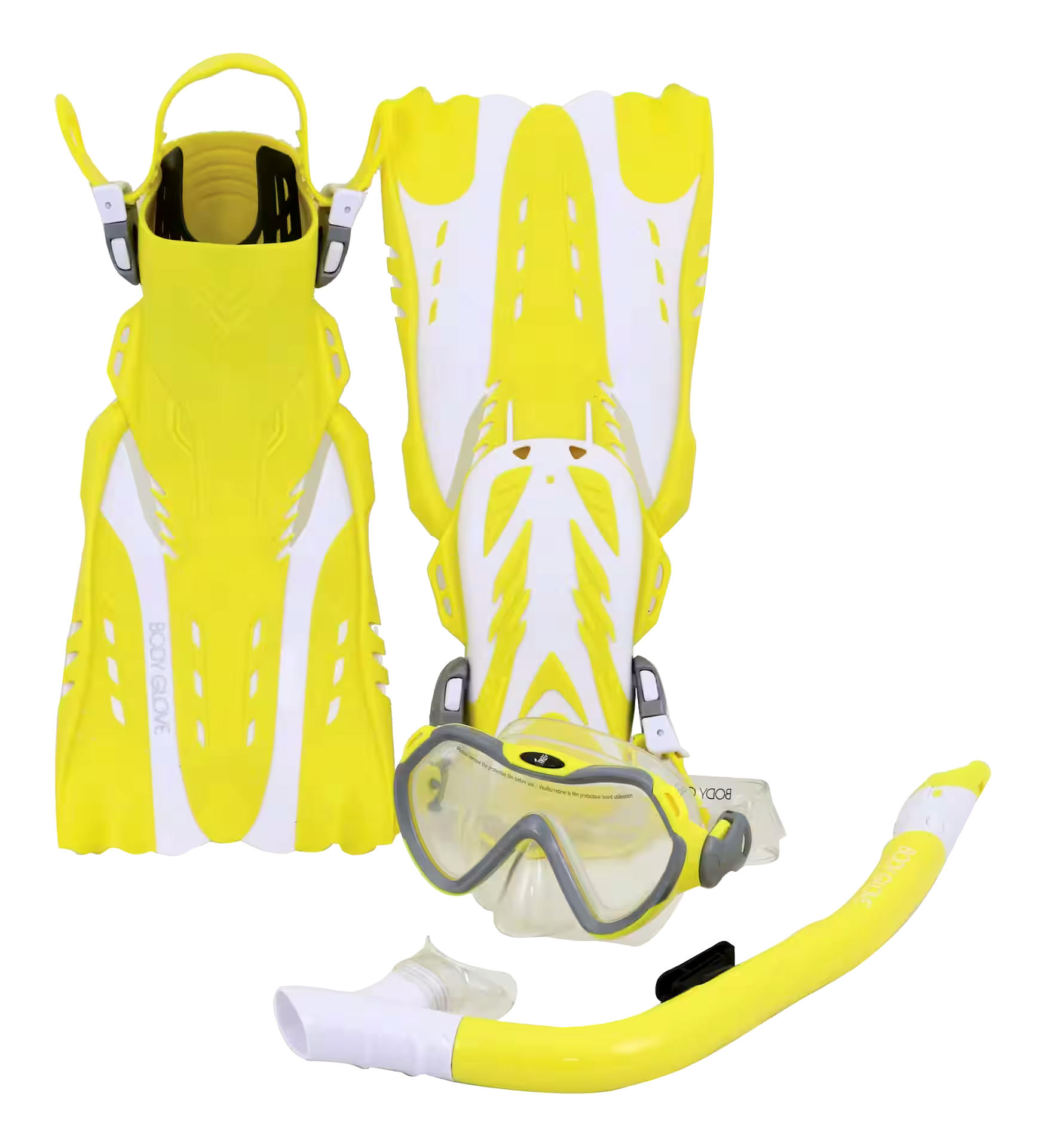 Body Glove Cove Youth & Adult Snorkeling Set, Mask, Snorkel & Fins Included, S/M