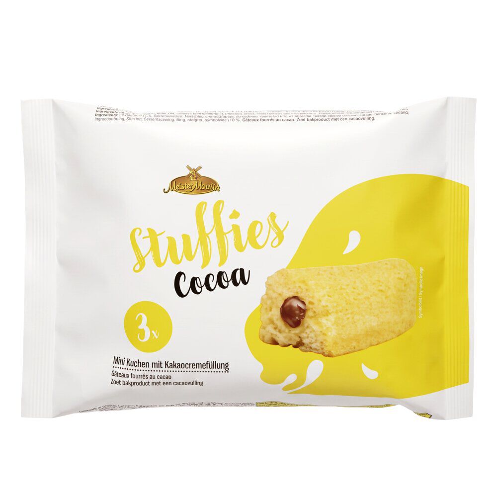 Gâteaux fourrés crème cacao 45gr x3