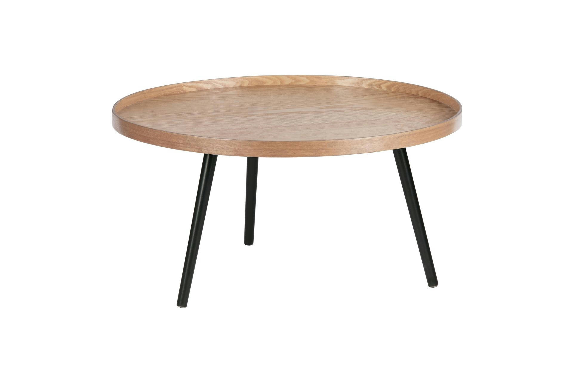 MESA - Grande table d'appoint en bois beige