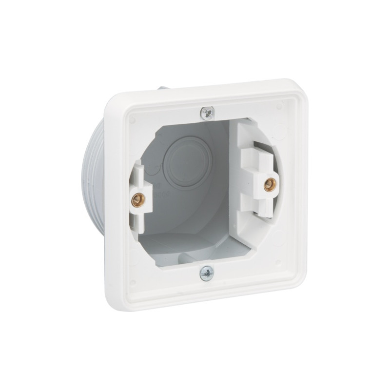 Boîtier à encastrer Hydro simple blanc NIKO