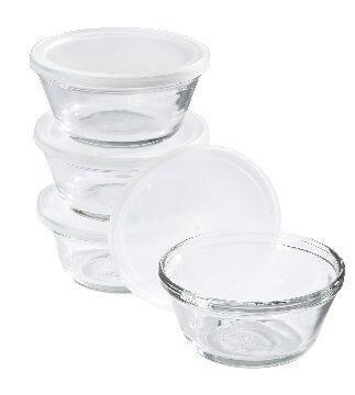 Anchor Hocking Glass Sauce Cup, 6-oz, 4-pc