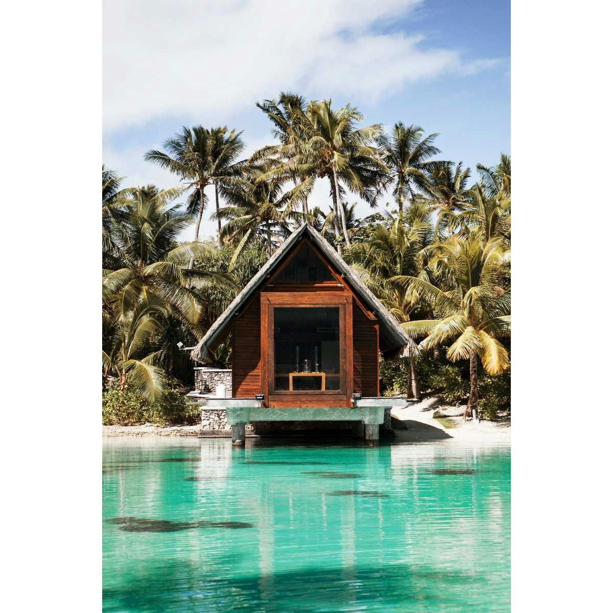 NATURE ÉVASION - Tableau sur toile bord de l'eau 30x45 cm