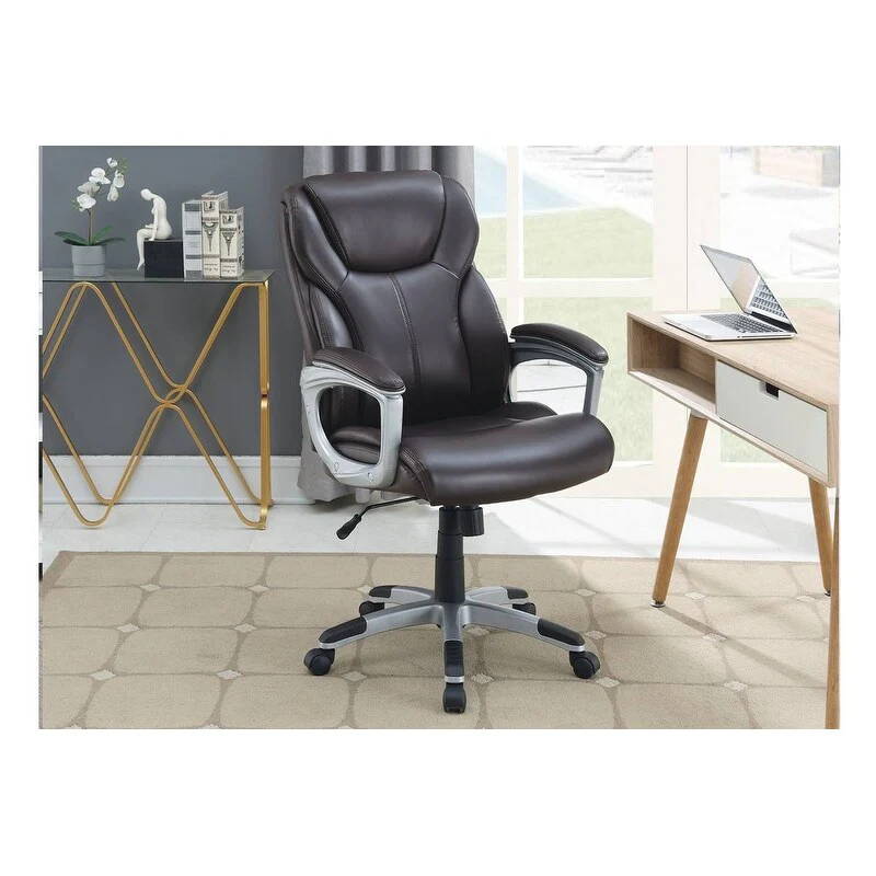 Office Desk Chairs with Armrests, Adjustable Height Upholstered Drafting Chair, Ergonomic Home Office Desk Chairs - N/A