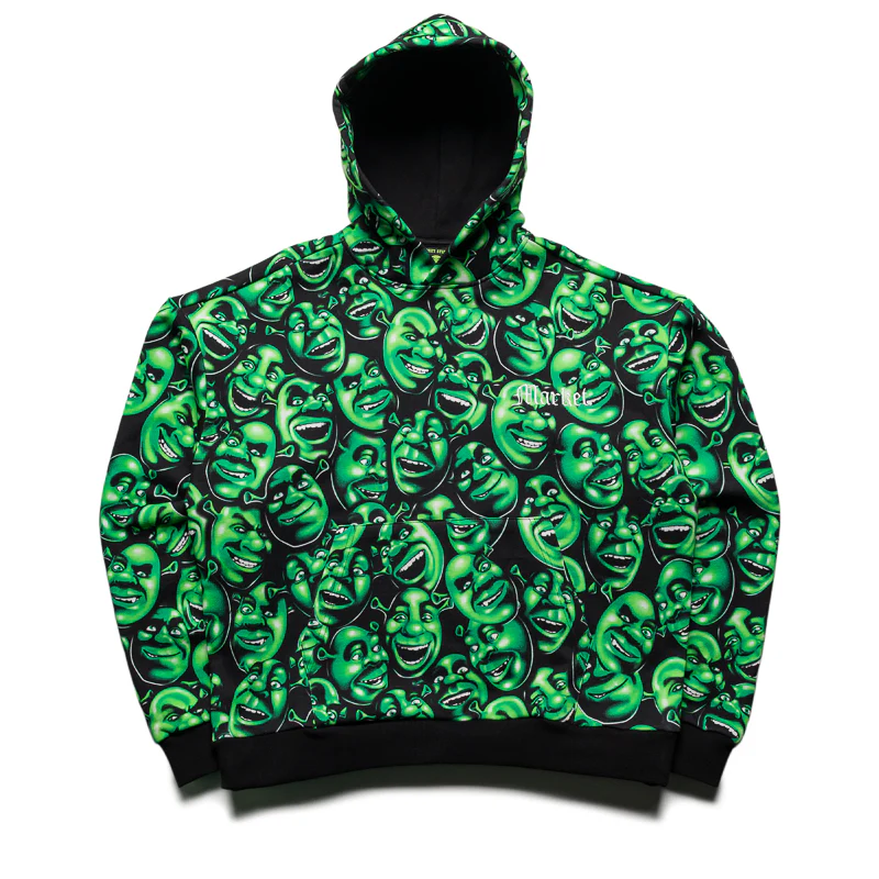 Market x Shrek AOP Hoodie - Black/Green