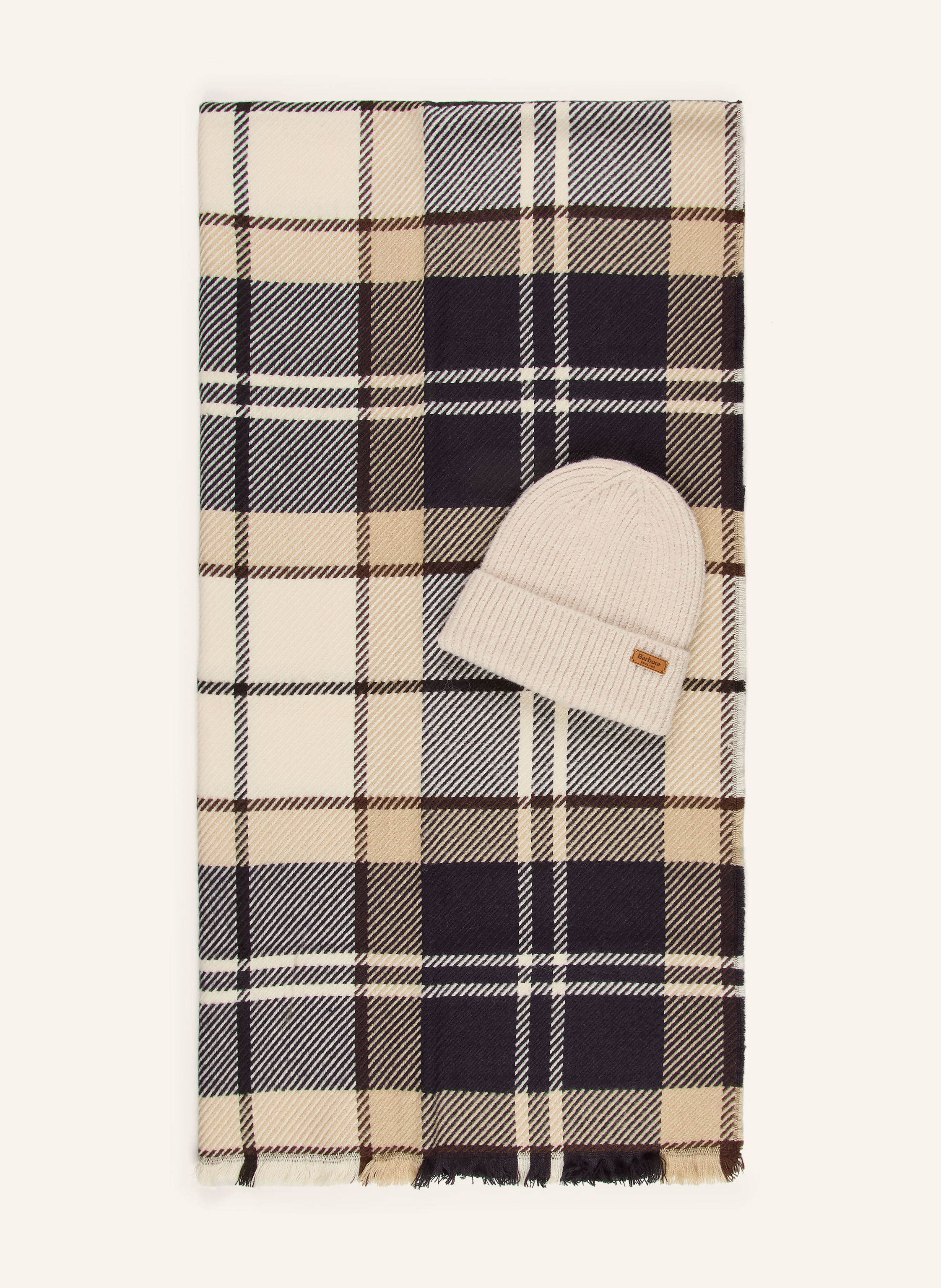 Barbour Set PENDLE: Schal und Mütze