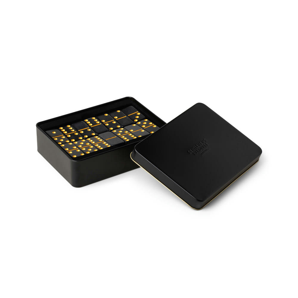 - Jeu de dominos résine noir