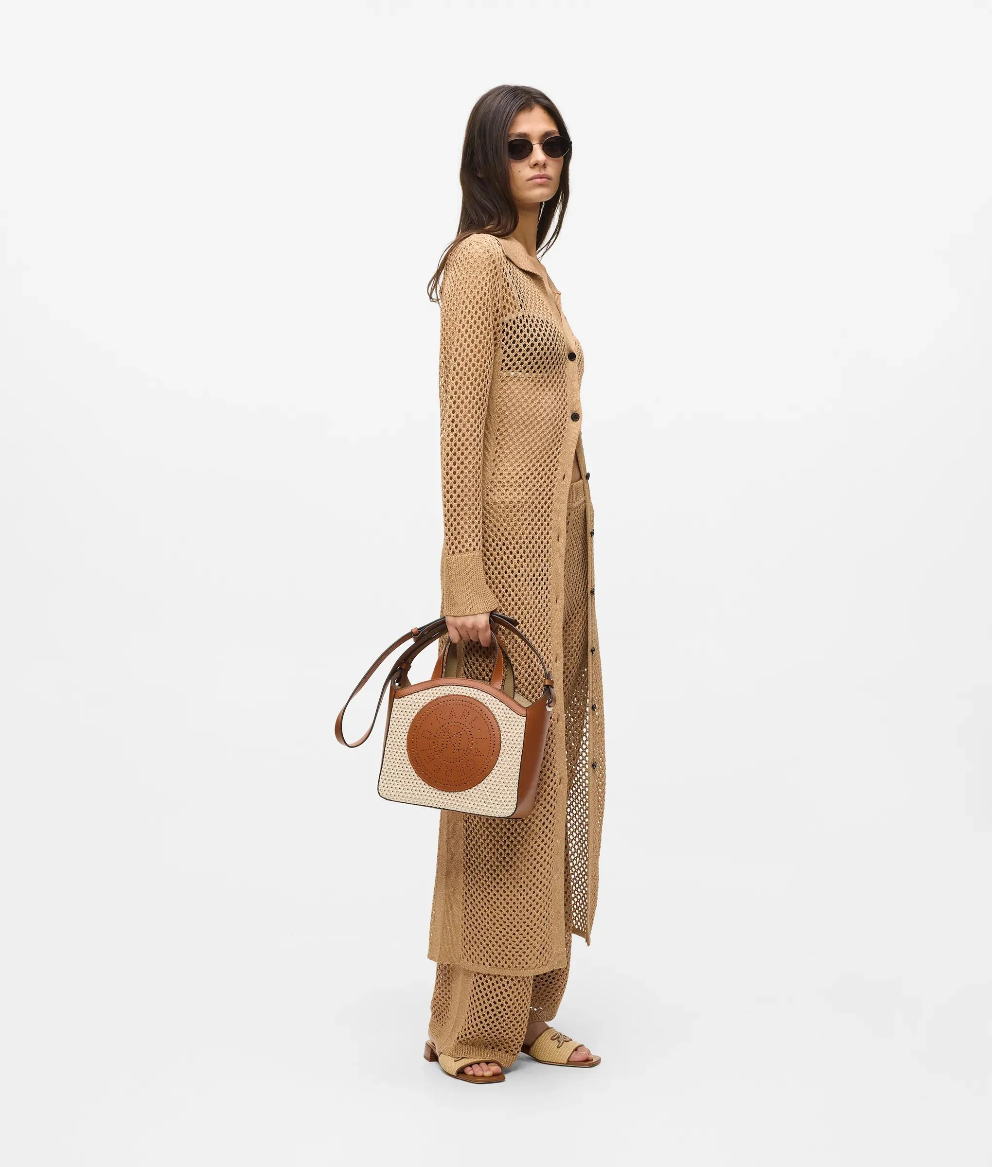 Petit sac en toile K/Circle en mesh
