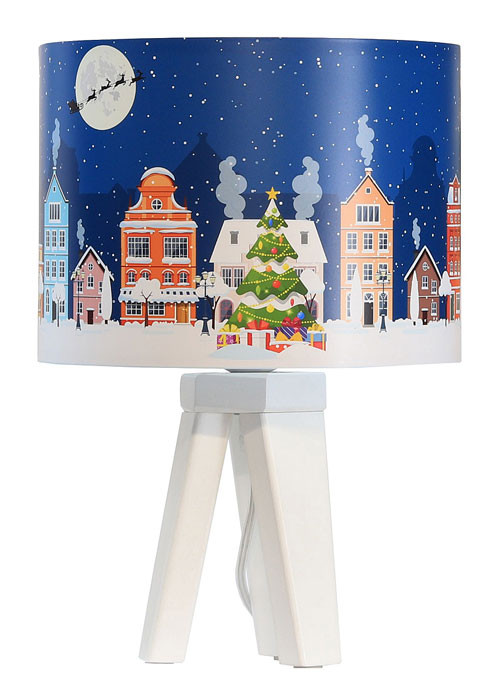 Lampka nocna ze świątecznym abażurem - Rinix