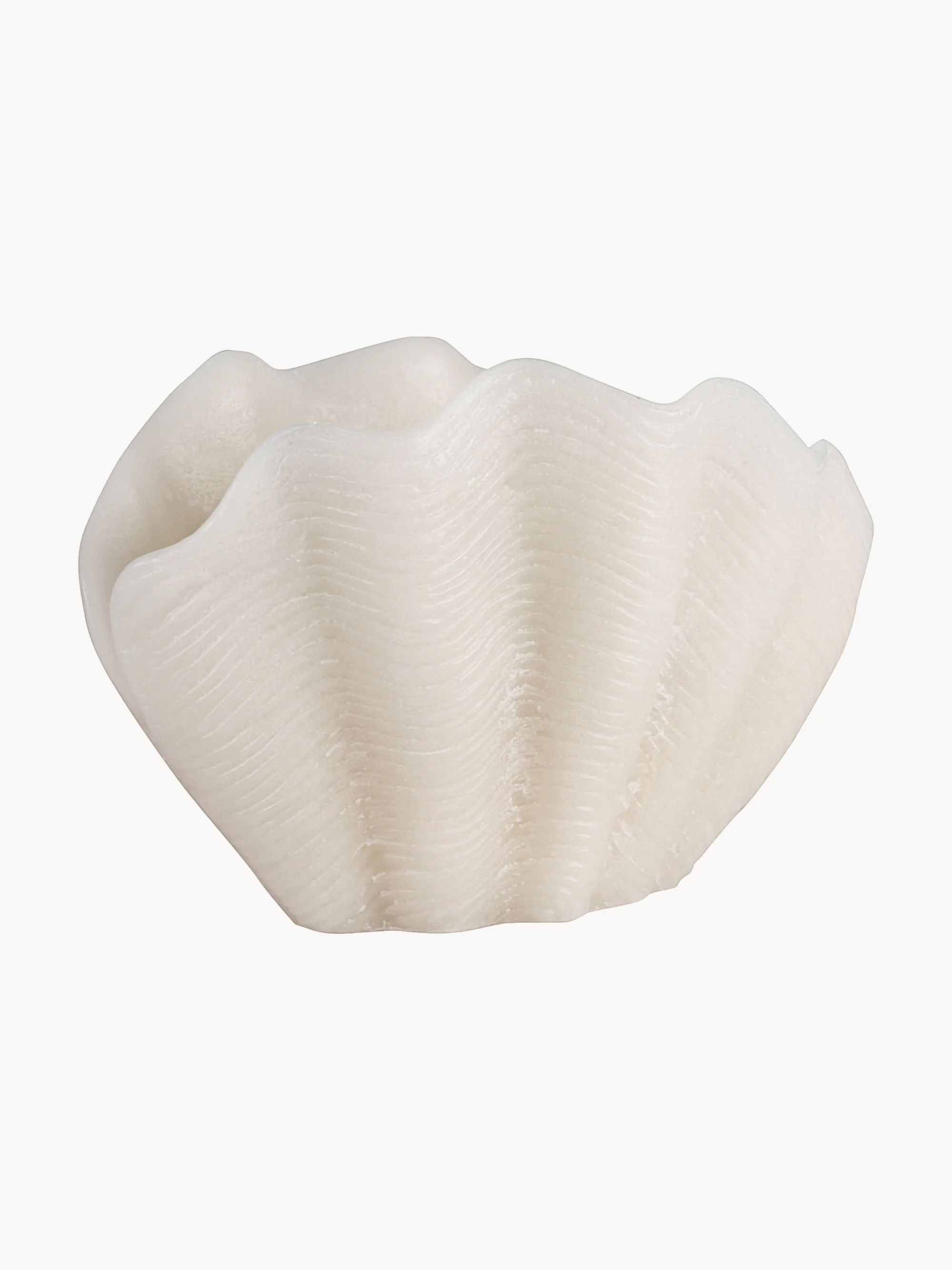 Handgefertigte Kerze Shell in Muschel-Form