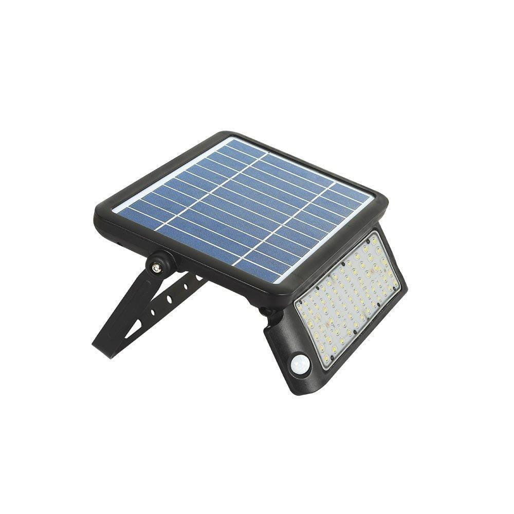 Naświetlacz halogen LED V-TAC Solarny 10W Czarny IP65 neutralny 1100lm