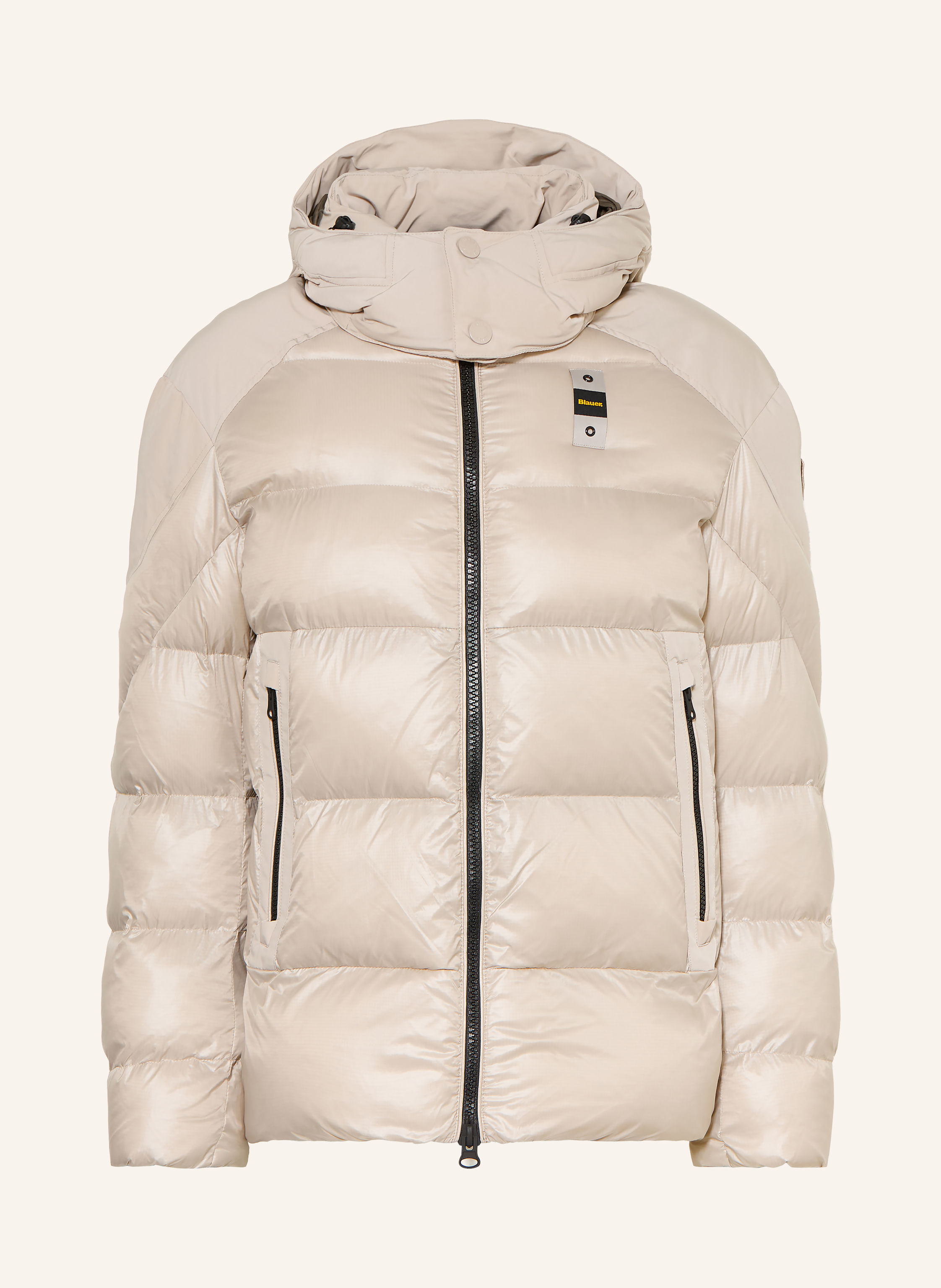 Blauer Steppjacke KIERNAN mit abnehmbarer Kapuze