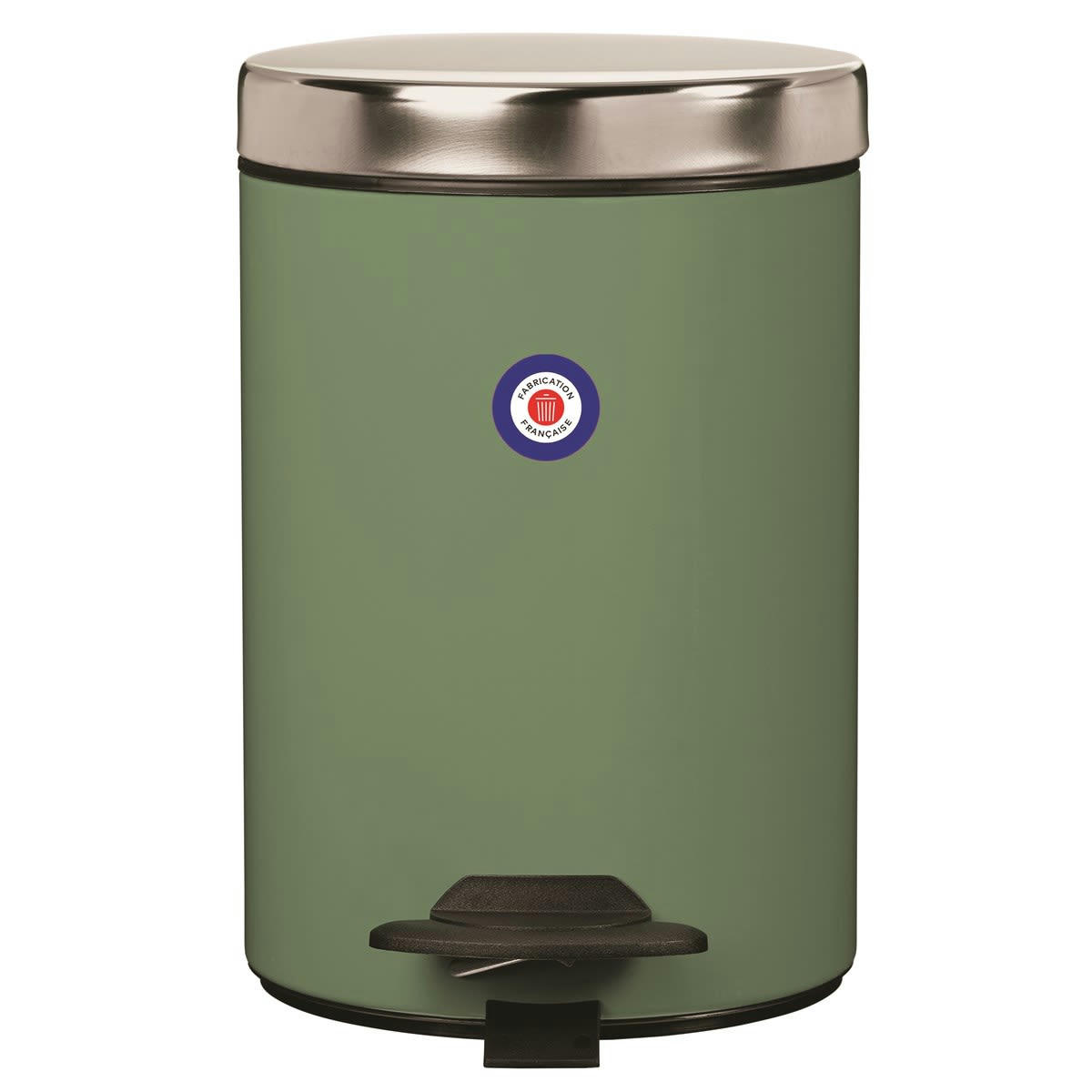 DUO - Poubelle 3L DUO en Métal Vert pistache