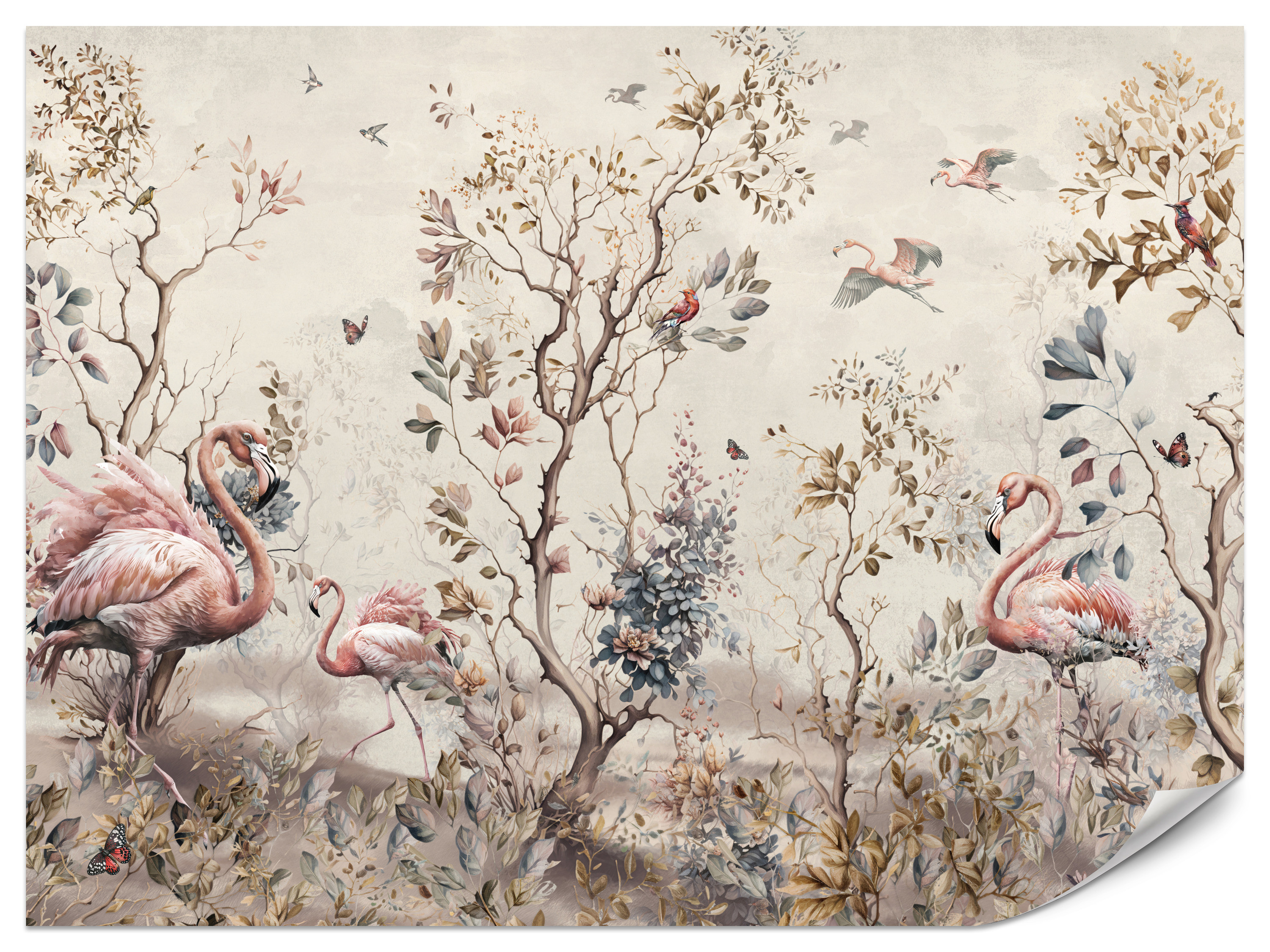 Fototapeta Piękne flamingi 100x70cm