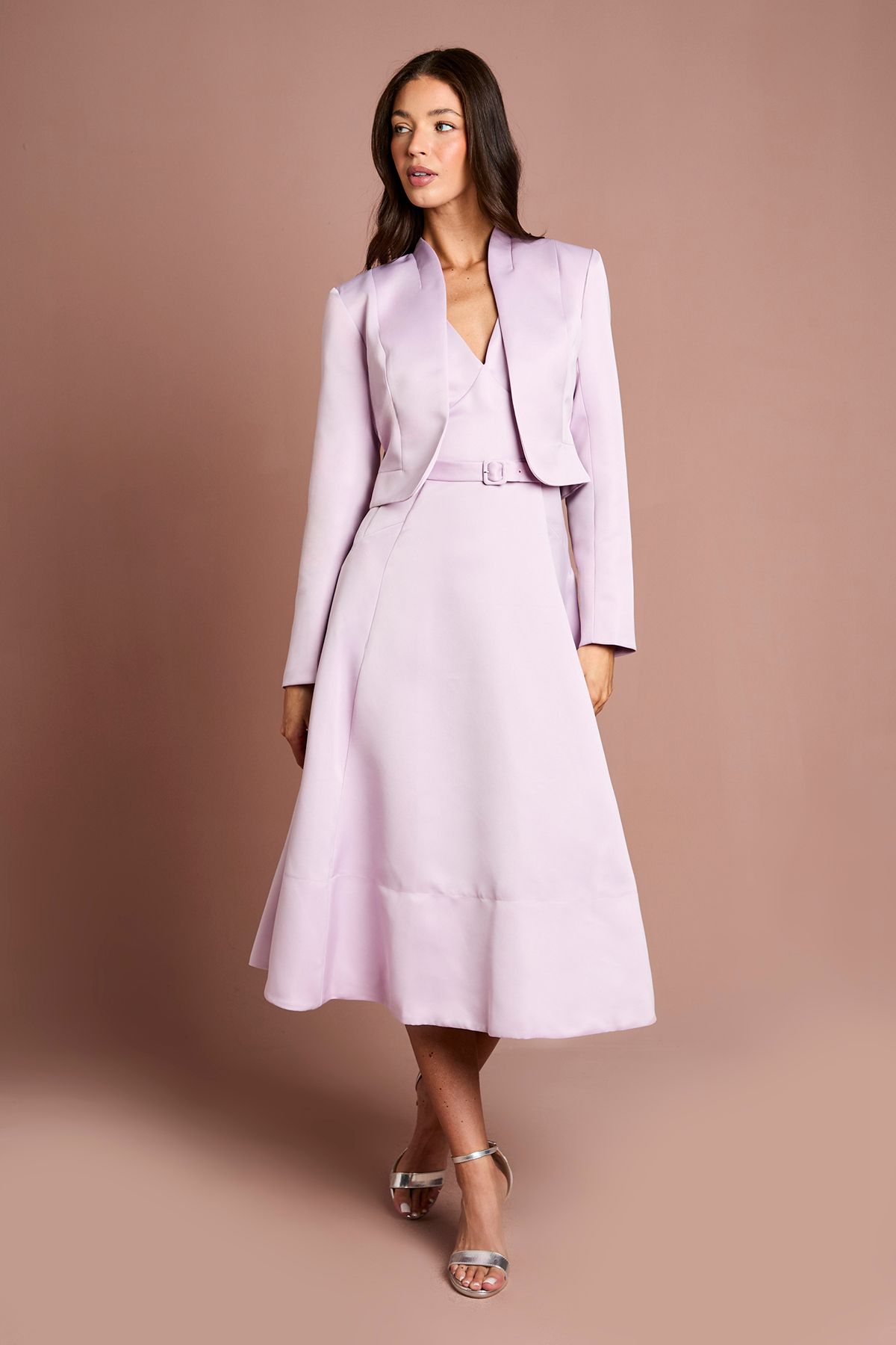 Coast Crop Satin Jacket