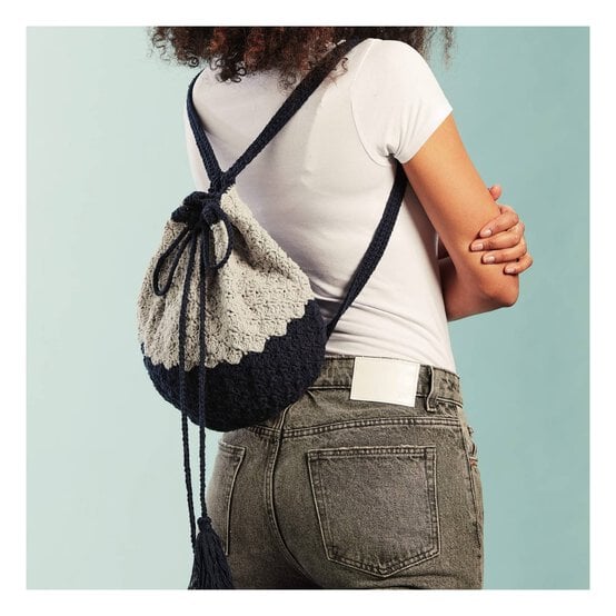 Knitcraft Crochet Scallop Stitch Backpack Digital Pattern 0166