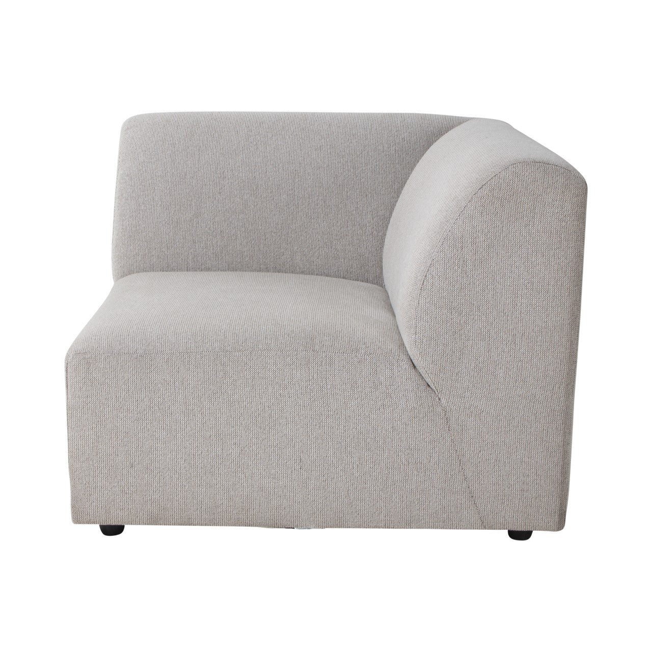 HKliving Jax Bank Element - Eindstuk Rechts - Geweven Stof - Naturel M