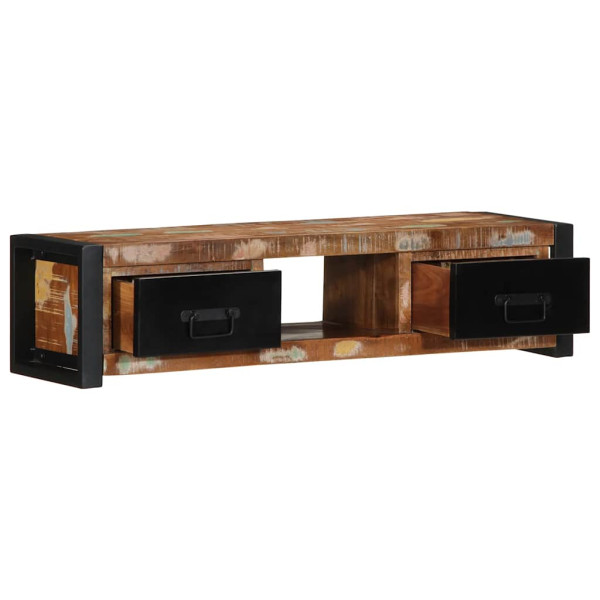 Szafka Pod TV Szafka Pod Telewizor RTV Drewniana Półka 100x30x25 cm