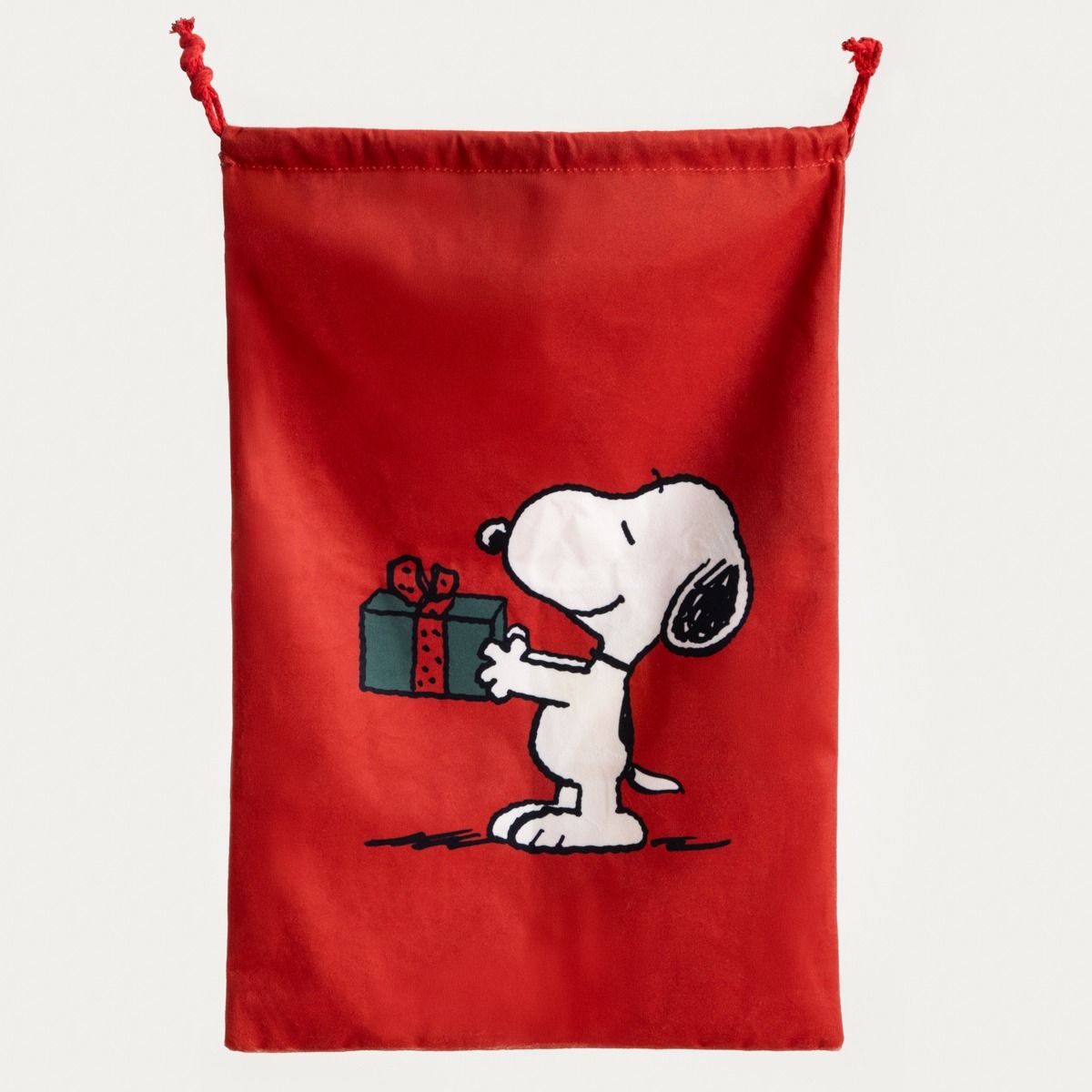 Worek SNOOPY z prezentami 34x50 cm