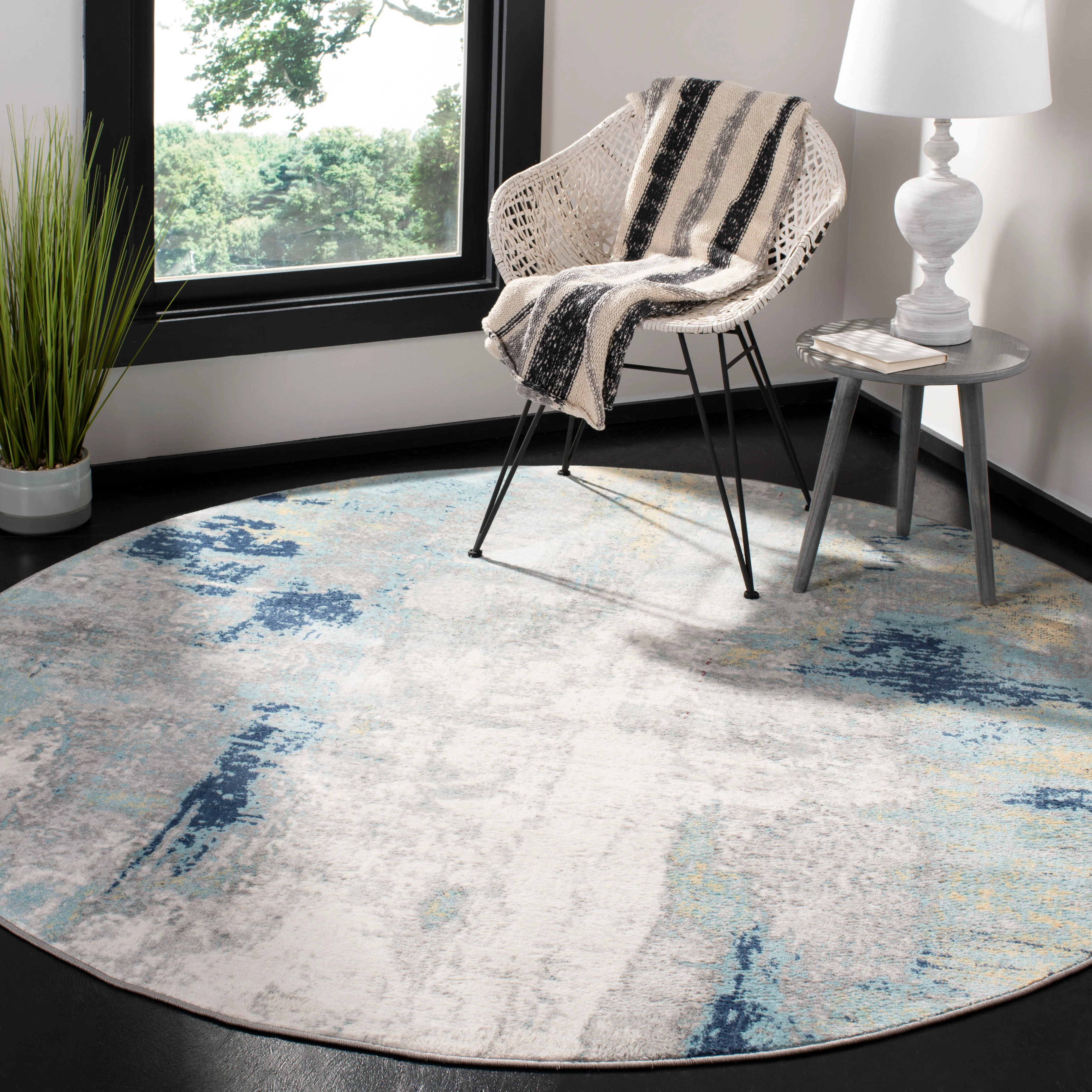 Vloerkleed Danni Abstract rond