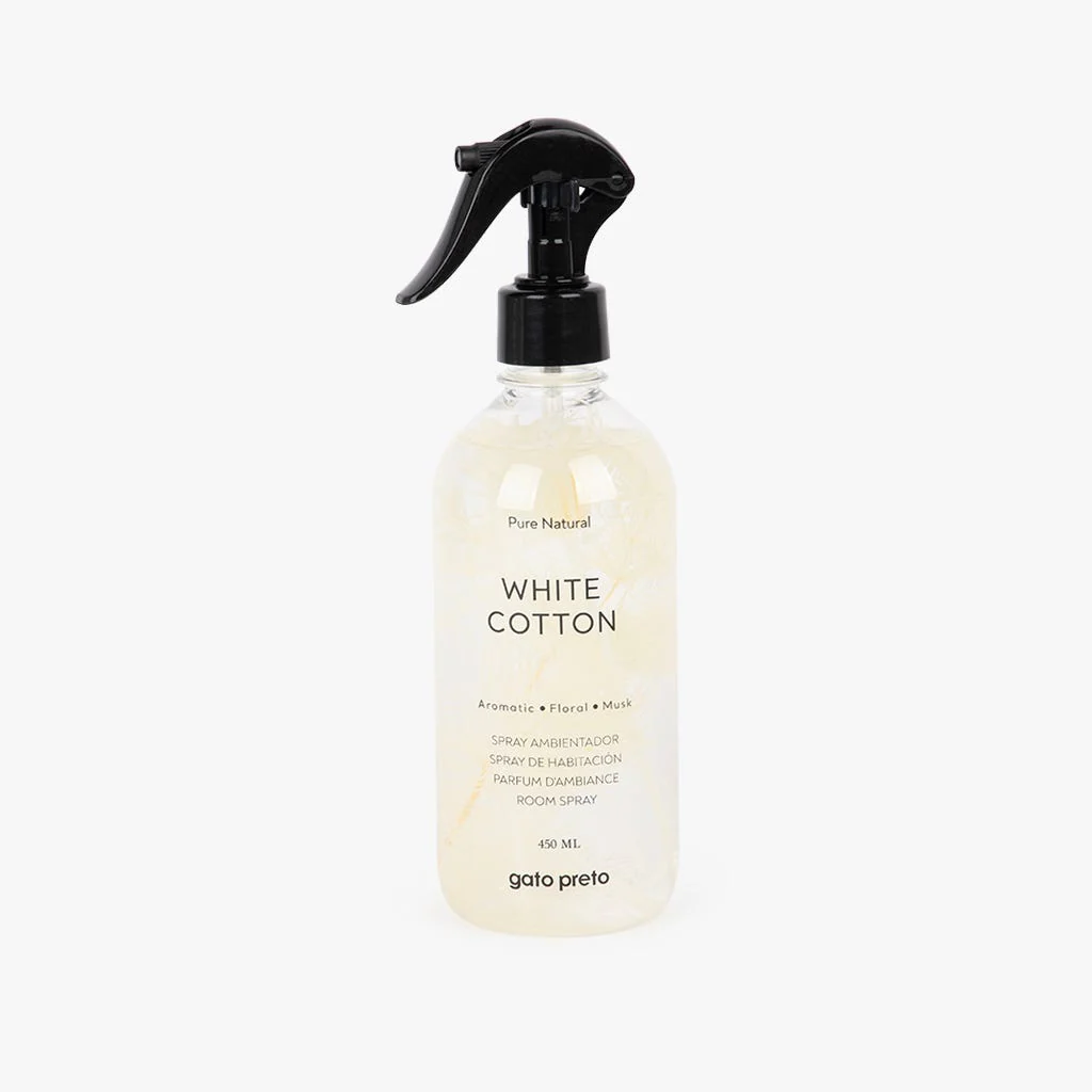 Ambientador em Spray White Cotton PURE NATURAL