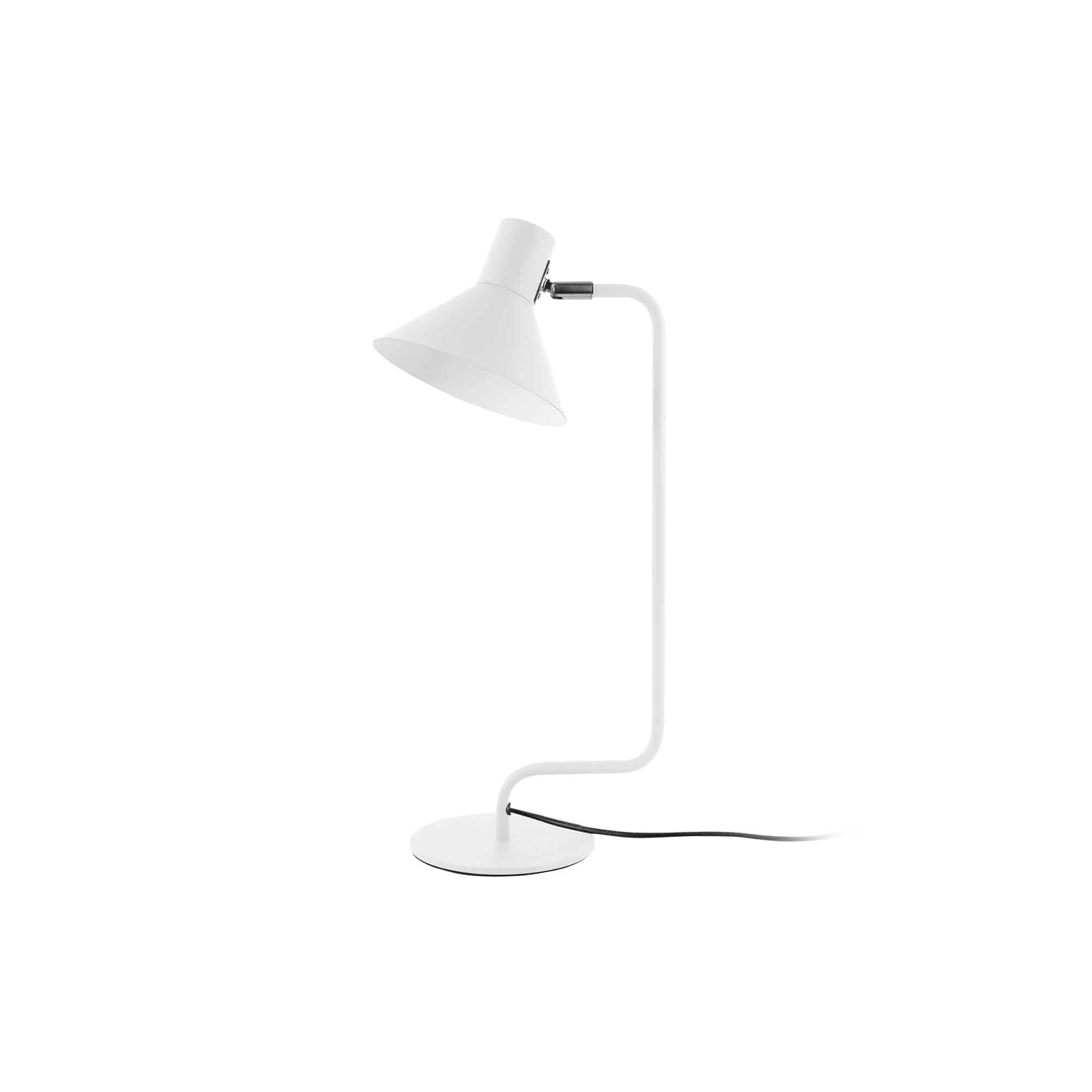 Leitmotiv tafellamp Office Curved - wit - 18x21.5x50.5cm