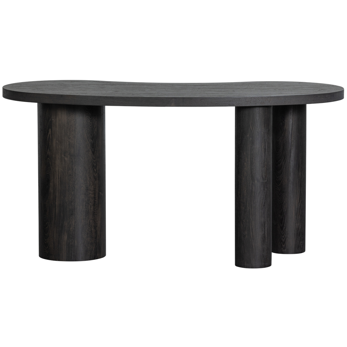 WOOOD organisch sidetable/bureau Maan - MDF - Bruin - 75x150x70cm