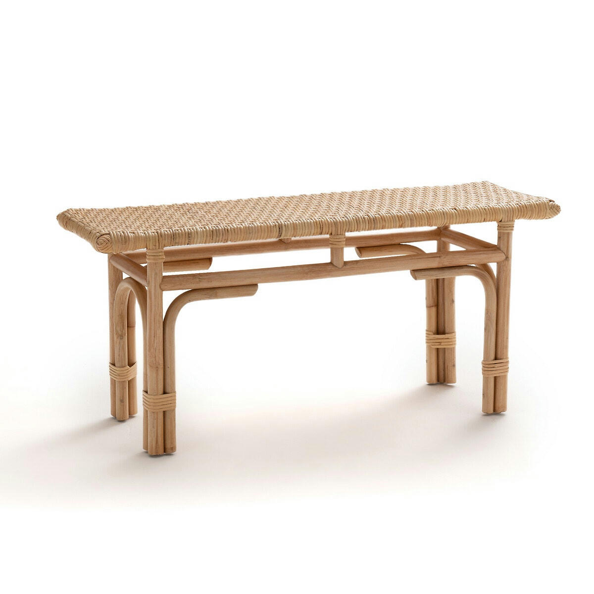Banc bout de lit en rotin, Malu