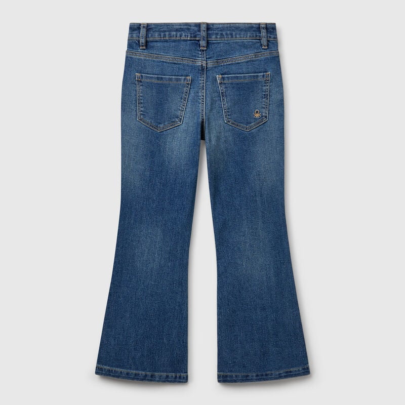 Five pocket flared jeans