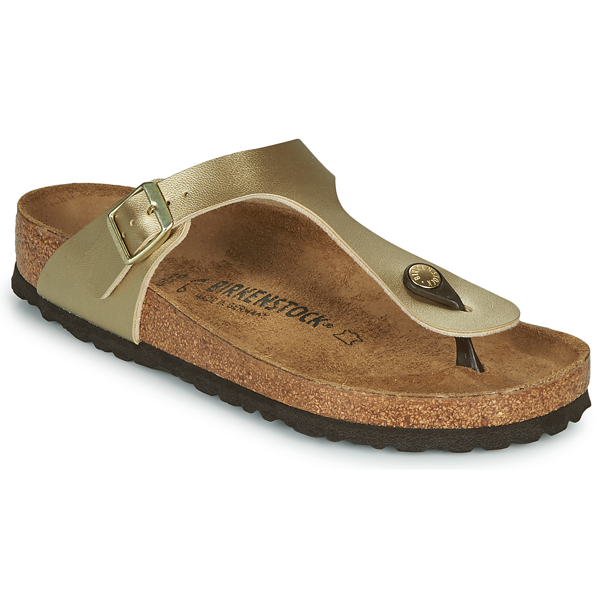 BIRKENSTOCK - Gizeh - White / Gold / Regular
