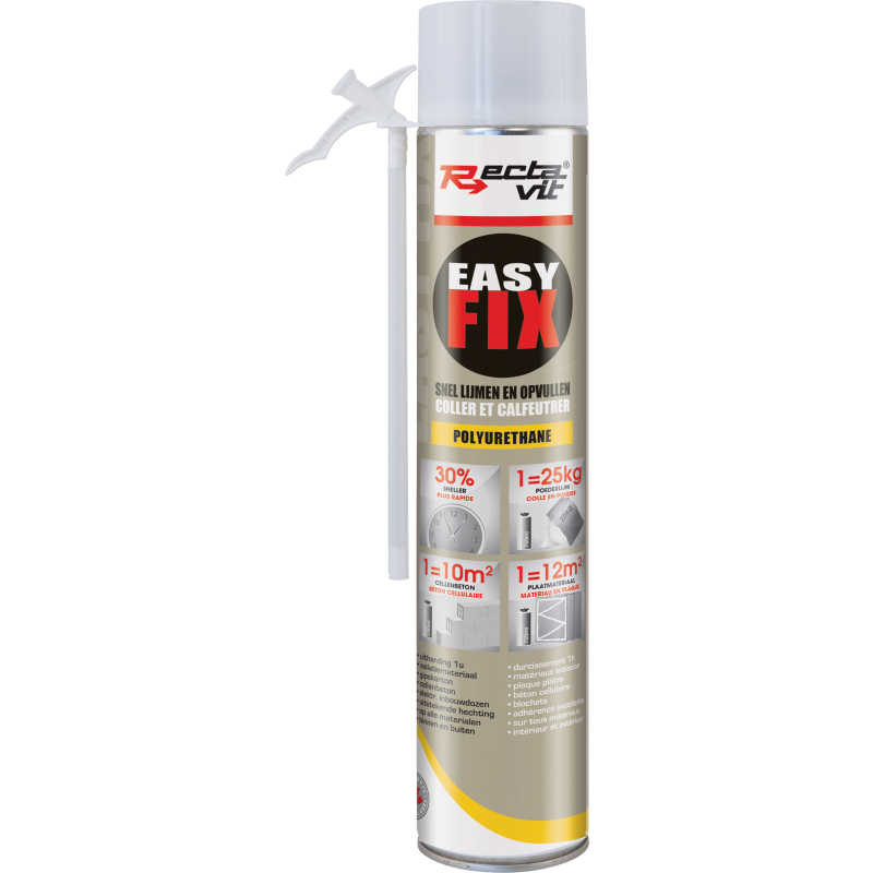 Mousse PU Easy Fix 750 ml RECTAVIT
