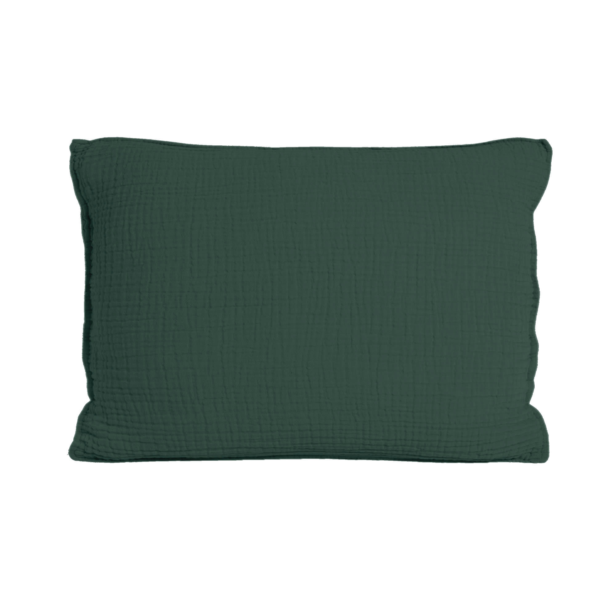SIMPLEMENT GAUFRÉ - Taie d'oreiller en gaze de coton 50x70cm Cyprès