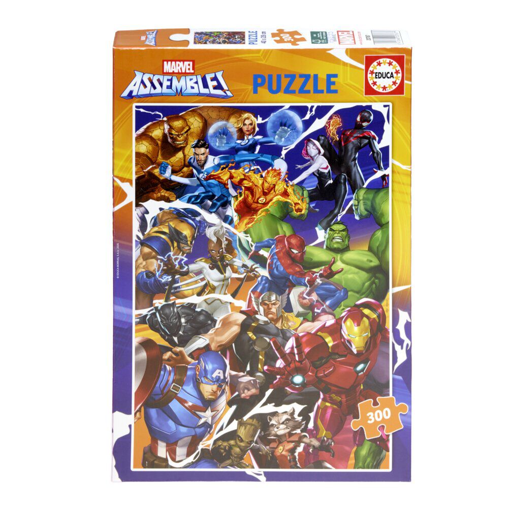 Puzzle enfant Marvel héros 300 pièces