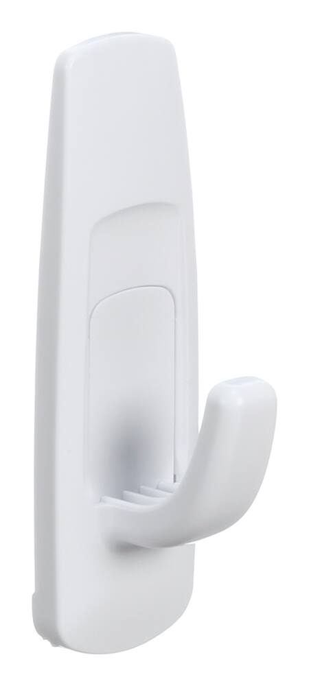 Command Removable Self-Adhesive Hooks, Large, White