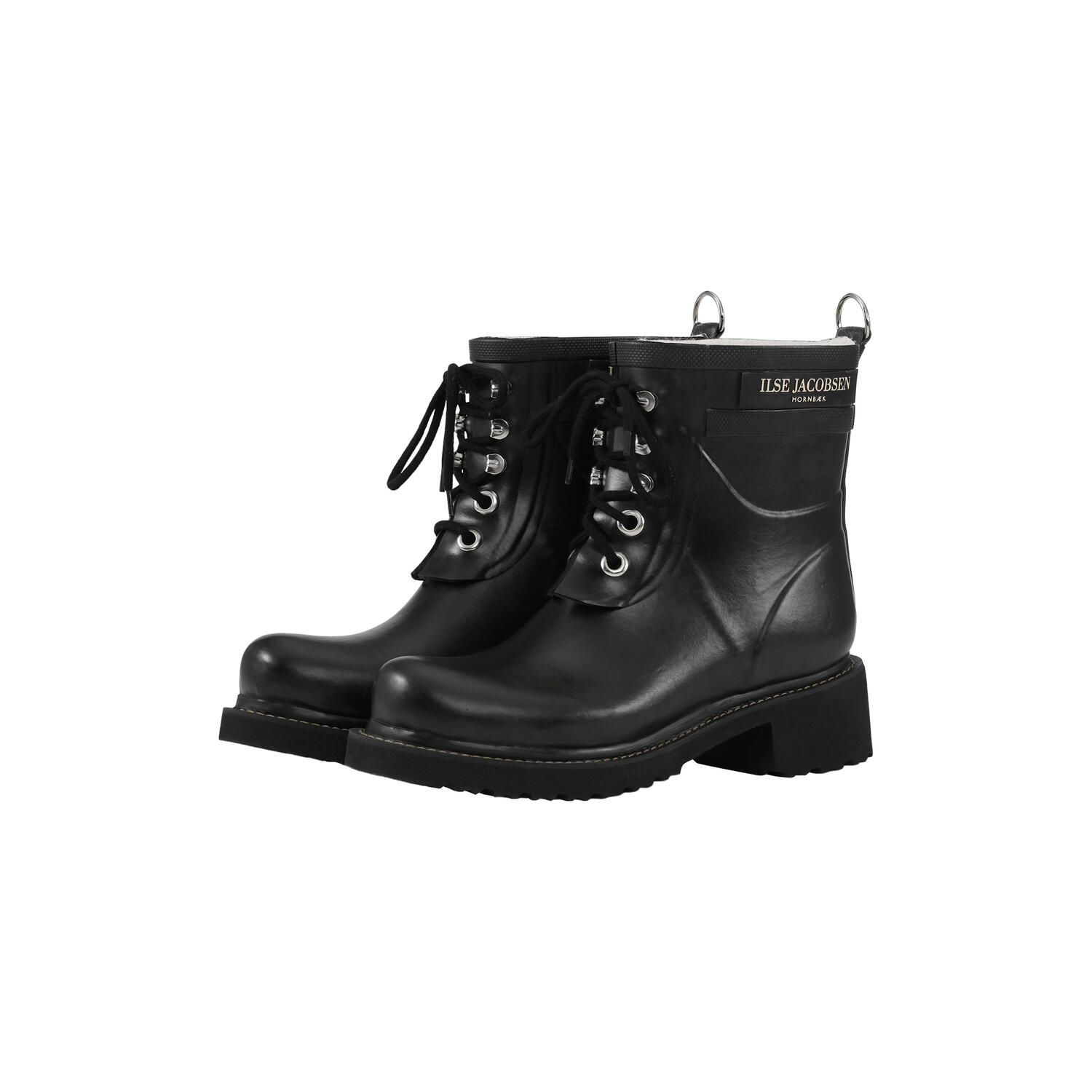 Short Rubber Boots, black black