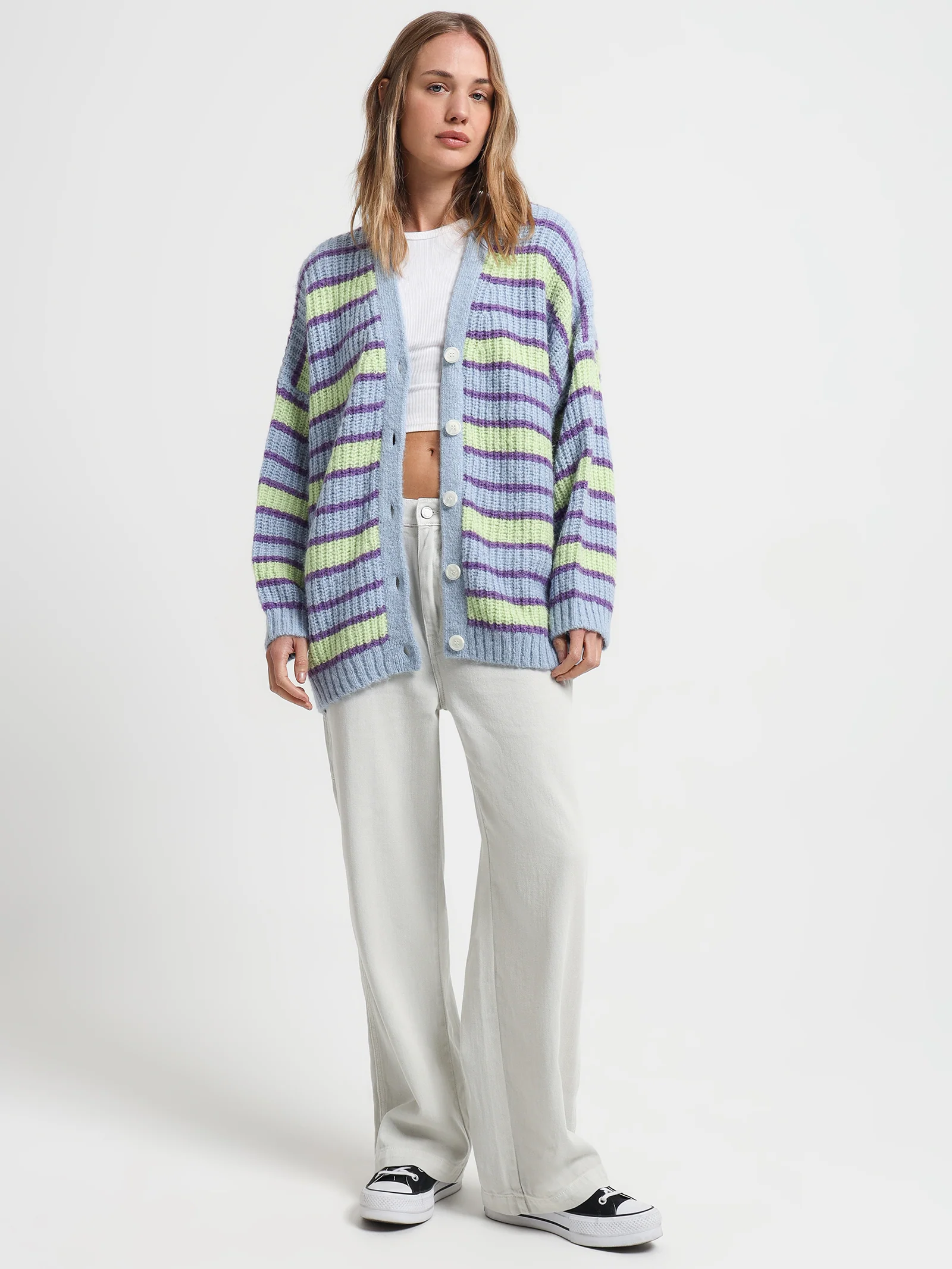 Stripe Cardigan